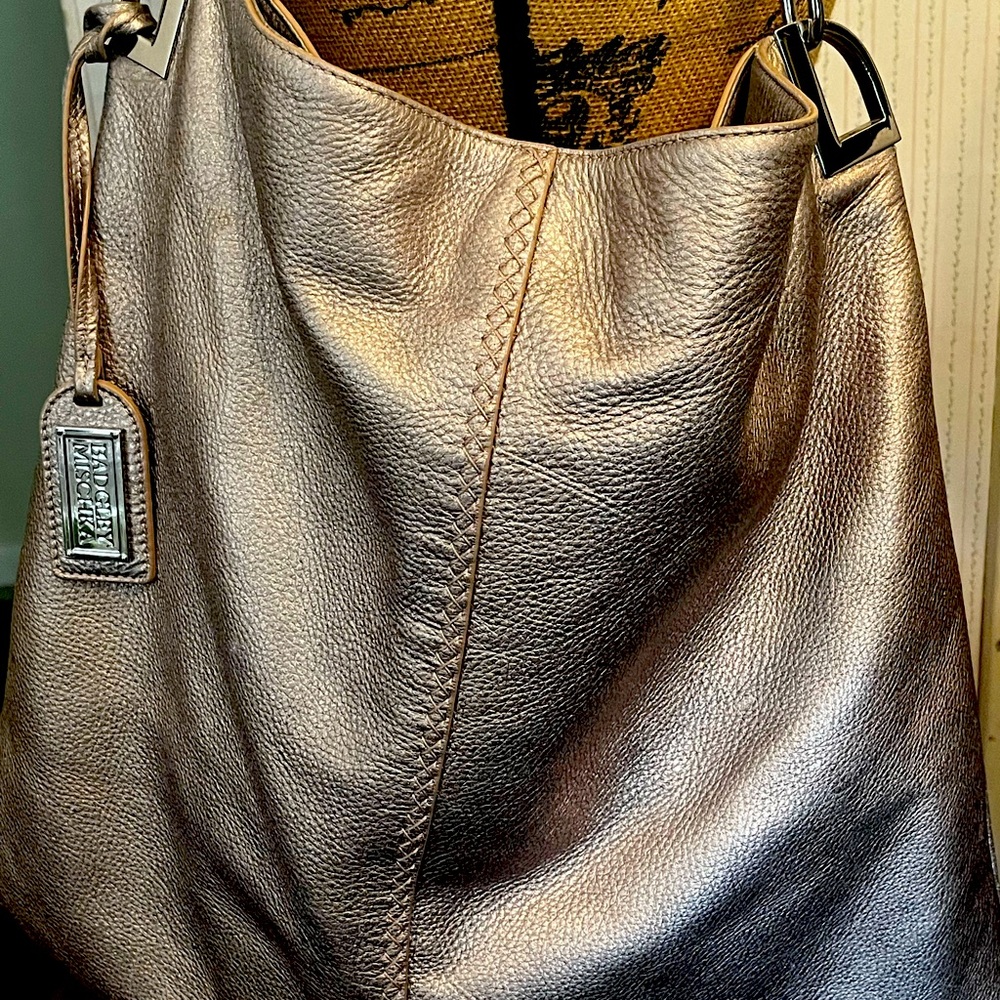 Badgley Mischa rose gold handbag
